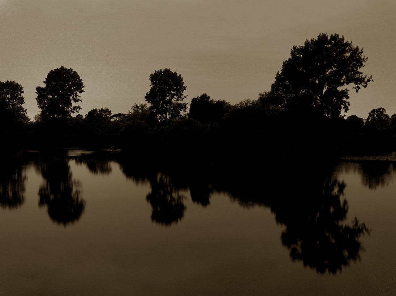 The Thames At Kew