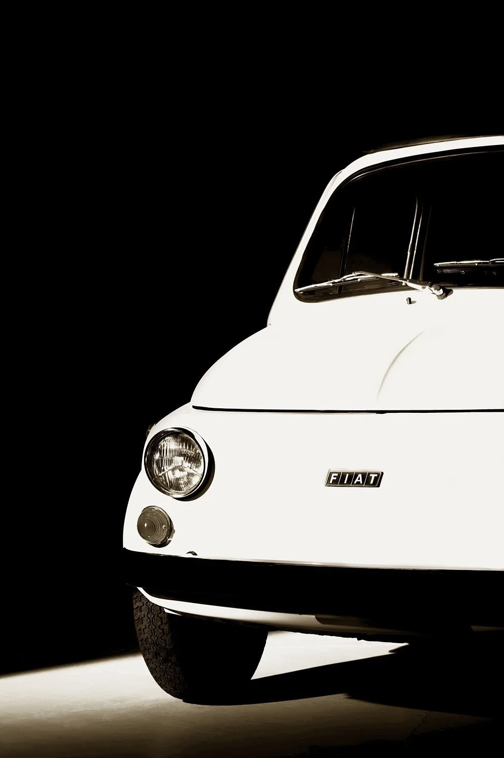 Fiat 500 R, 1973 (headlight)