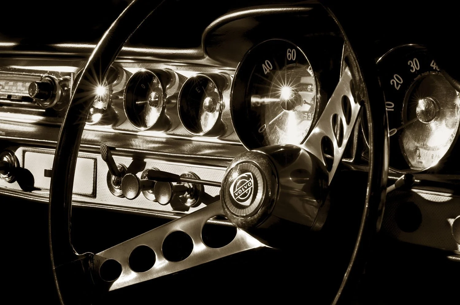 Volvo P1800, 1963 (dashboard)