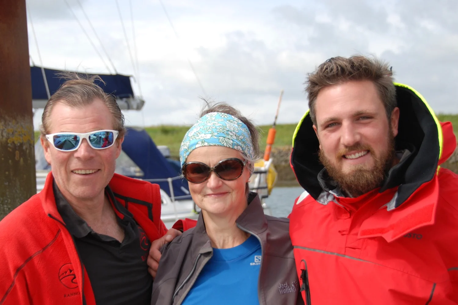 Charlie Pitcher and Angus Collins who have rowed across a lot of ocean