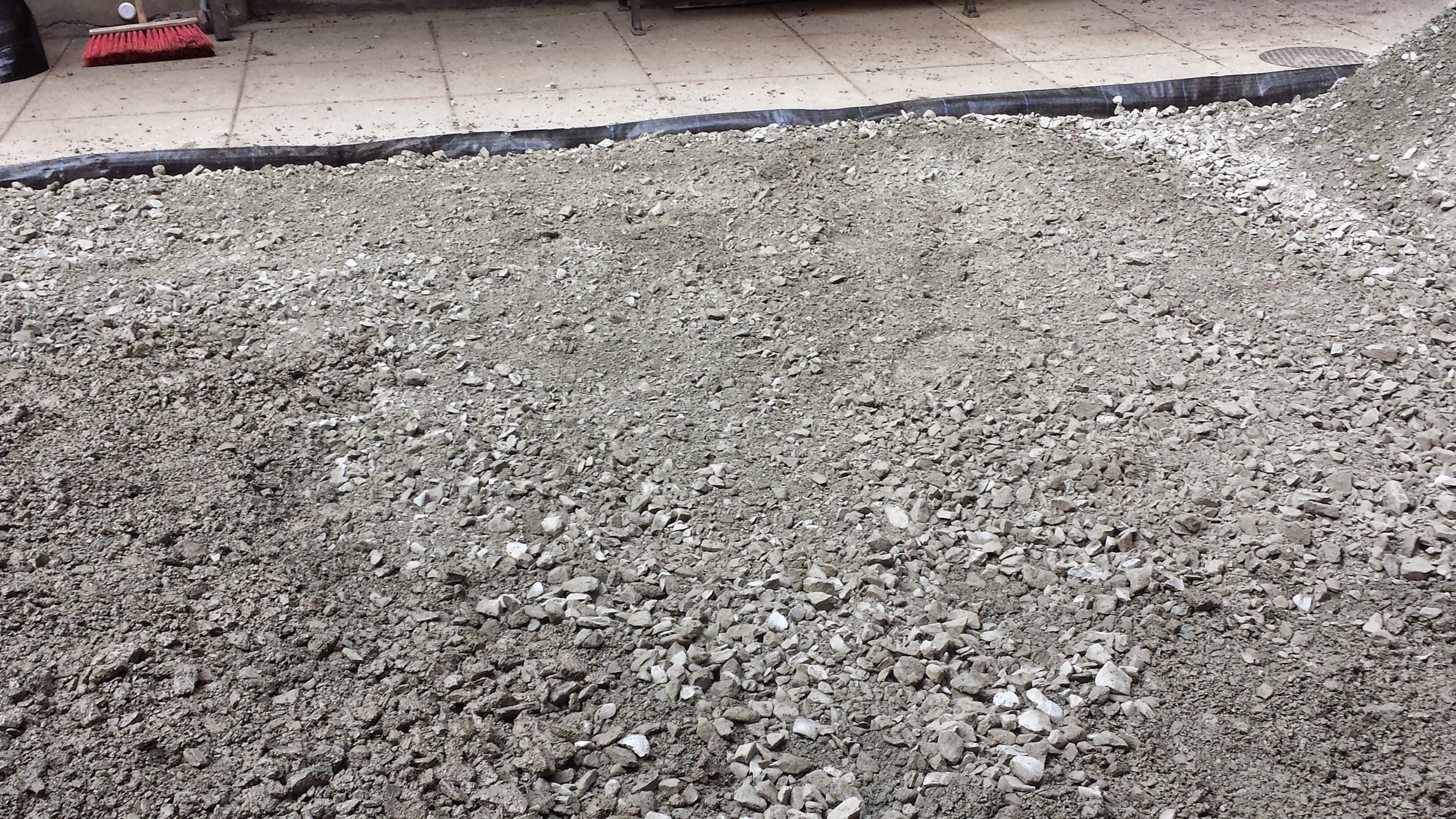 804 crushed limestone base