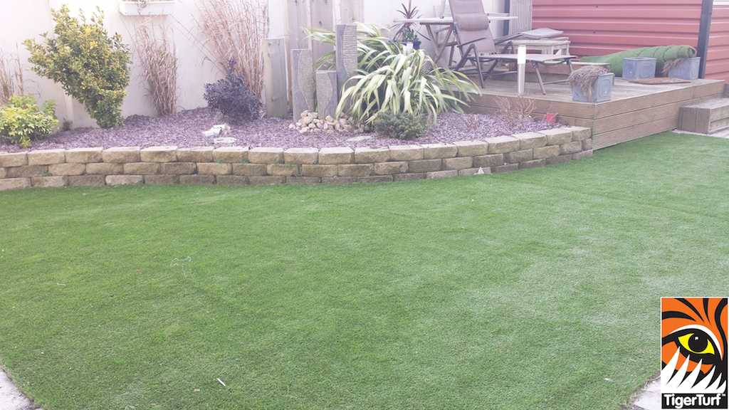 artificial lawn and grass