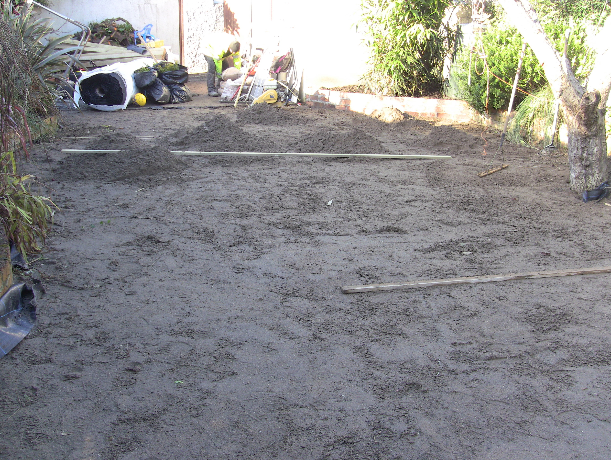 sand screed for lawn