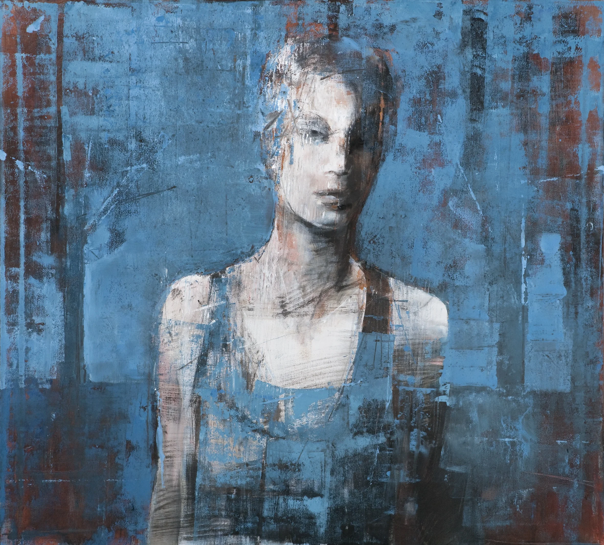 Acrylics on canvas - 100 x 113 cm - SOLD