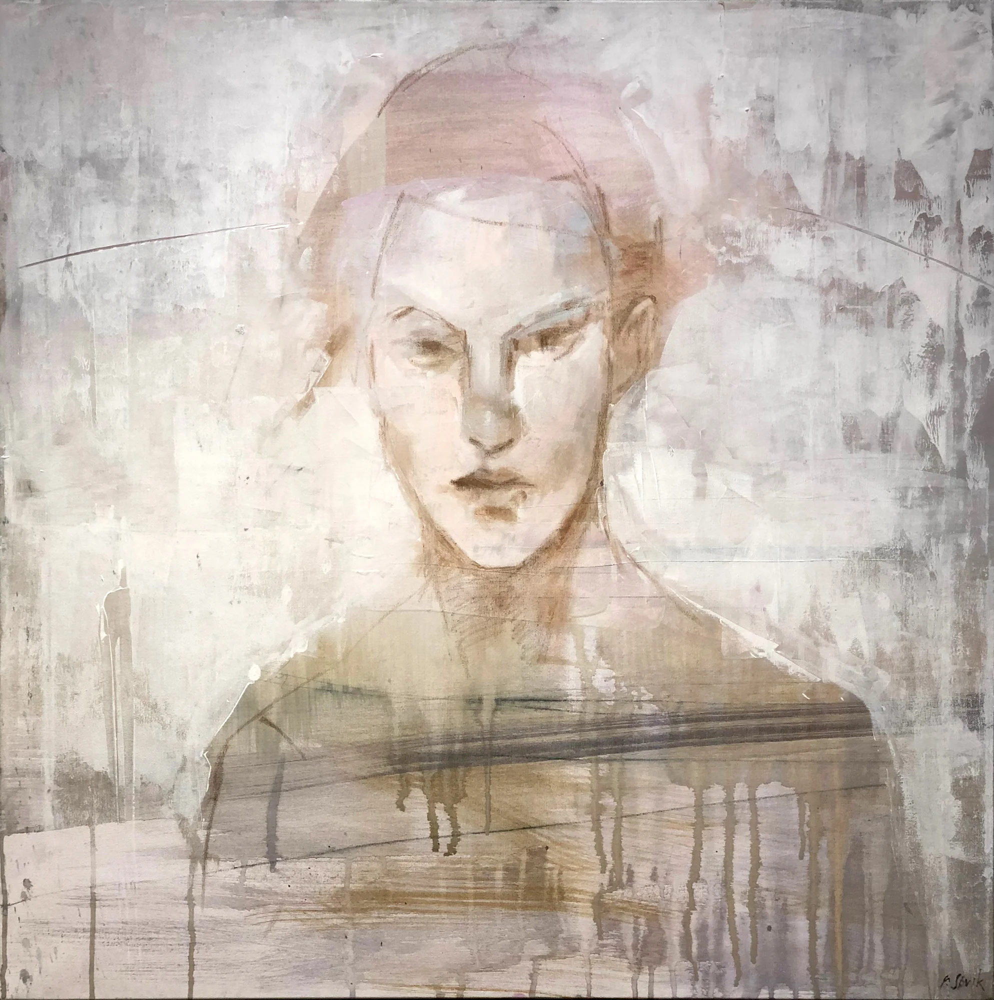 Portrait in White