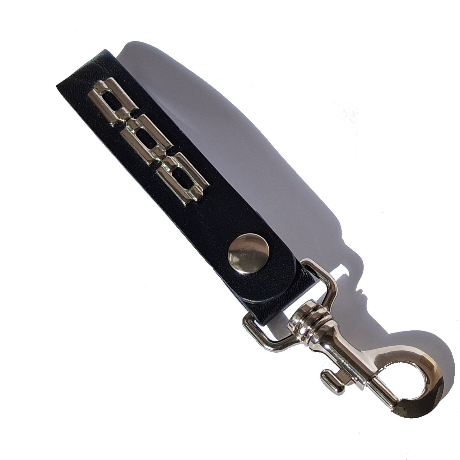 XXL Belt Loop Key Ring with Chain Studs