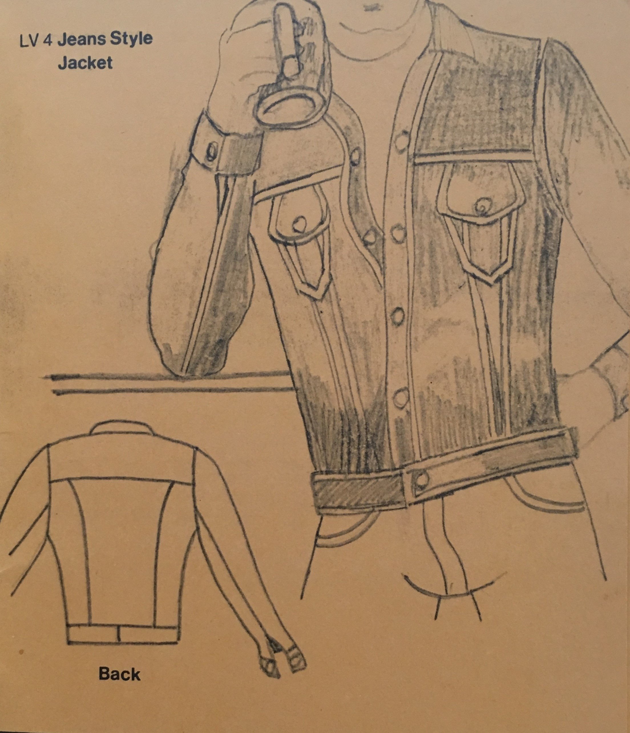 LV4 Jeans Style Jacket