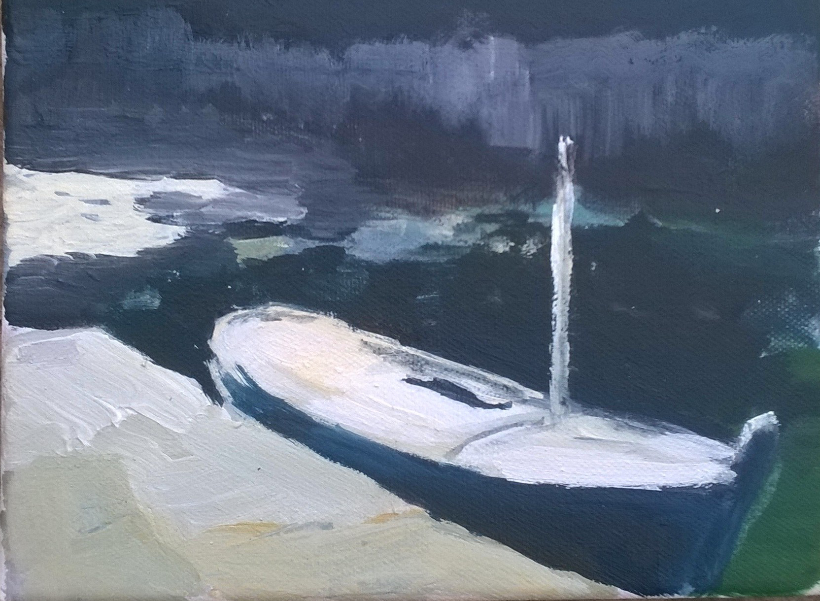 Fisherman`s boat