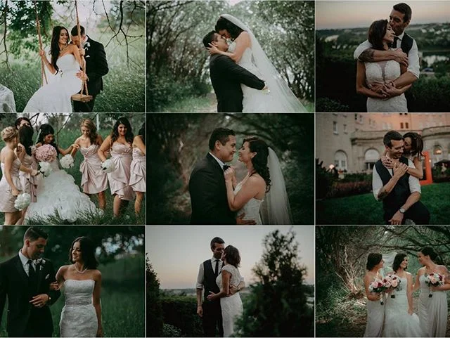 Lately I've seen an abundance of staged wedding shots. I'm happy to say that these are all real weddings with couples that are in love! As beautiful as staged shots can be, it really comes down to your ability to shoot under the pressure of a real we