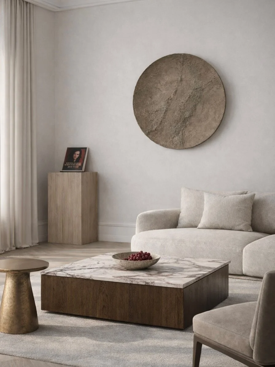 Organic Browns - Art Bowl series &bull;

Where erosion shapes and time unfolds, patterns of nature quietly connect.

Art Bowl custom made for @hamishvincentdesign 
Interior visualisation created with AI by me.
-
#art #erosionbynature #earthart #conte