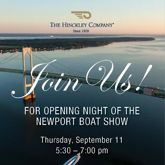 Hinckley's cocktail party at the Newport International Boat Show