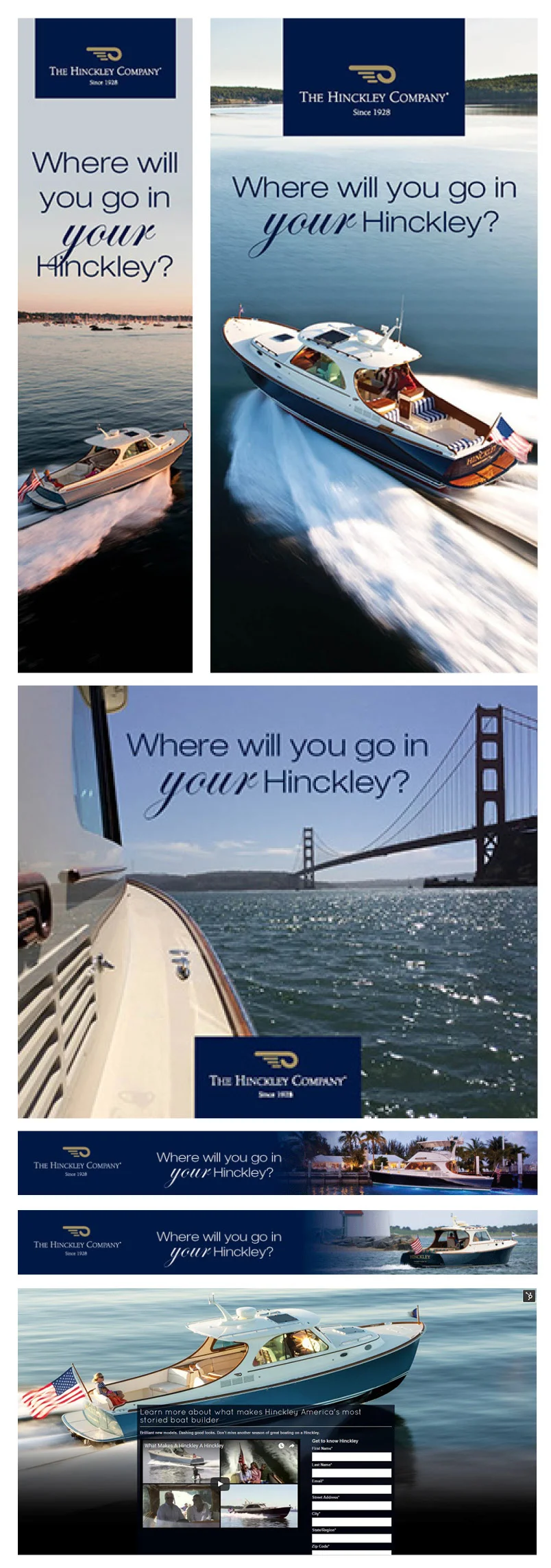 Where will you go in your Hinckley?