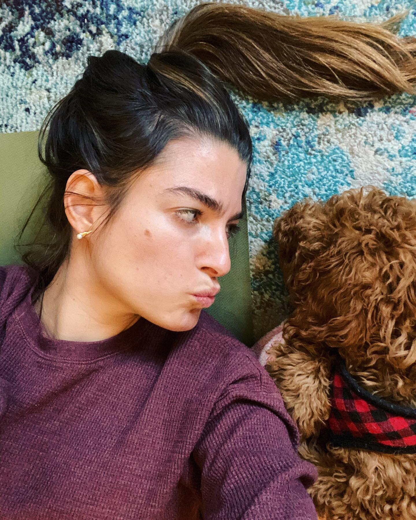 Savasana snow storm buddies ❄️🧘&zwj;♀️