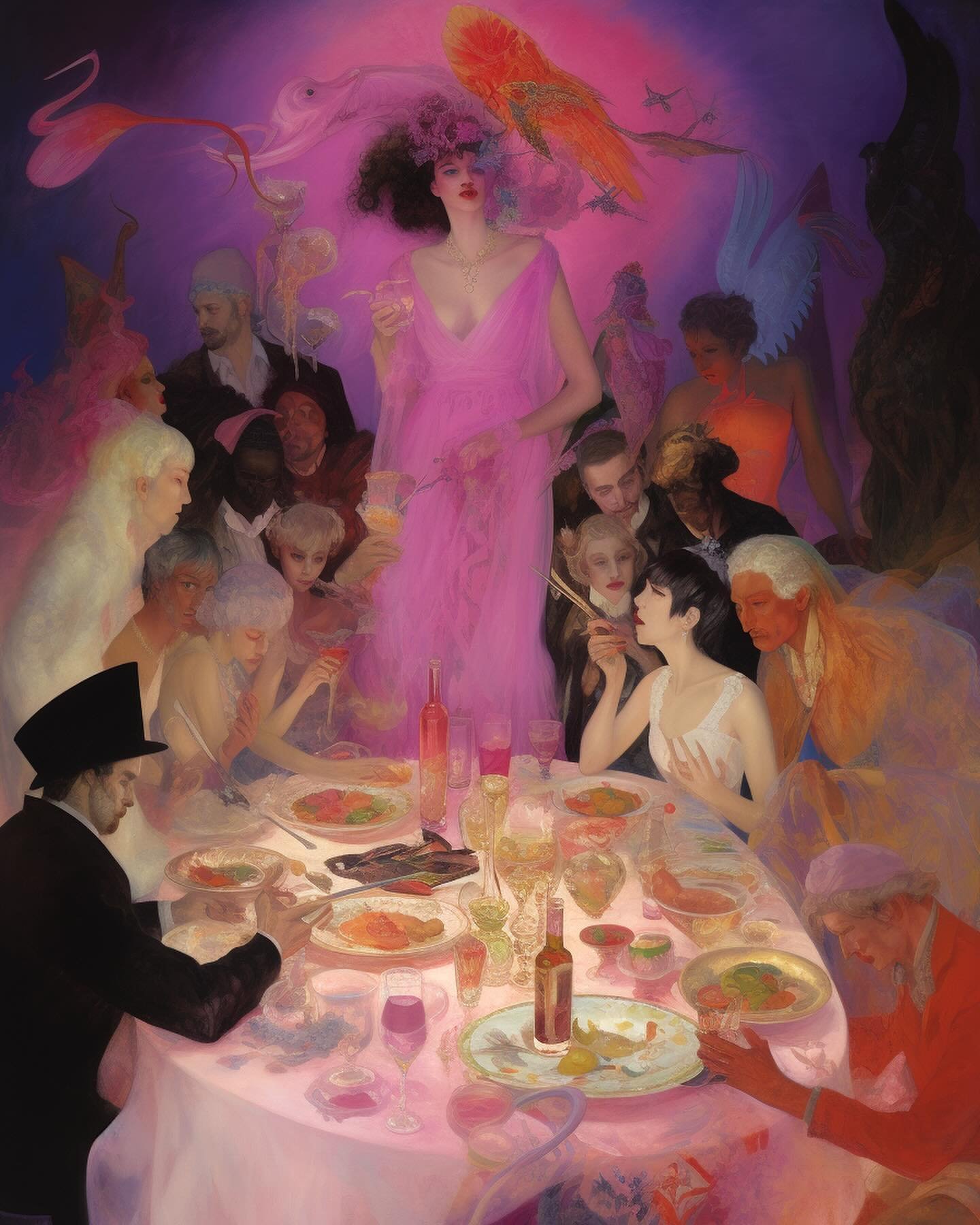 This is the 9 of Cups, the card of parties and having fun! So if you find yourself in San Francisco on Tuesday August 13th, you&rsquo;re invited to party and get witchy with us at @shack15 for a tarot and deep house music happy hour 🔮💫🪩 DM me for 