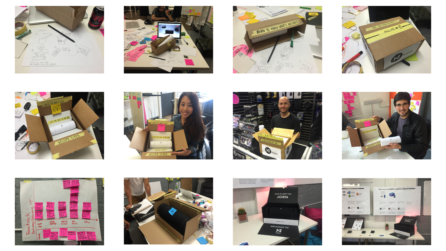 from physical and digital low to high fidelity prototyping and testing to final showcase deliverable 