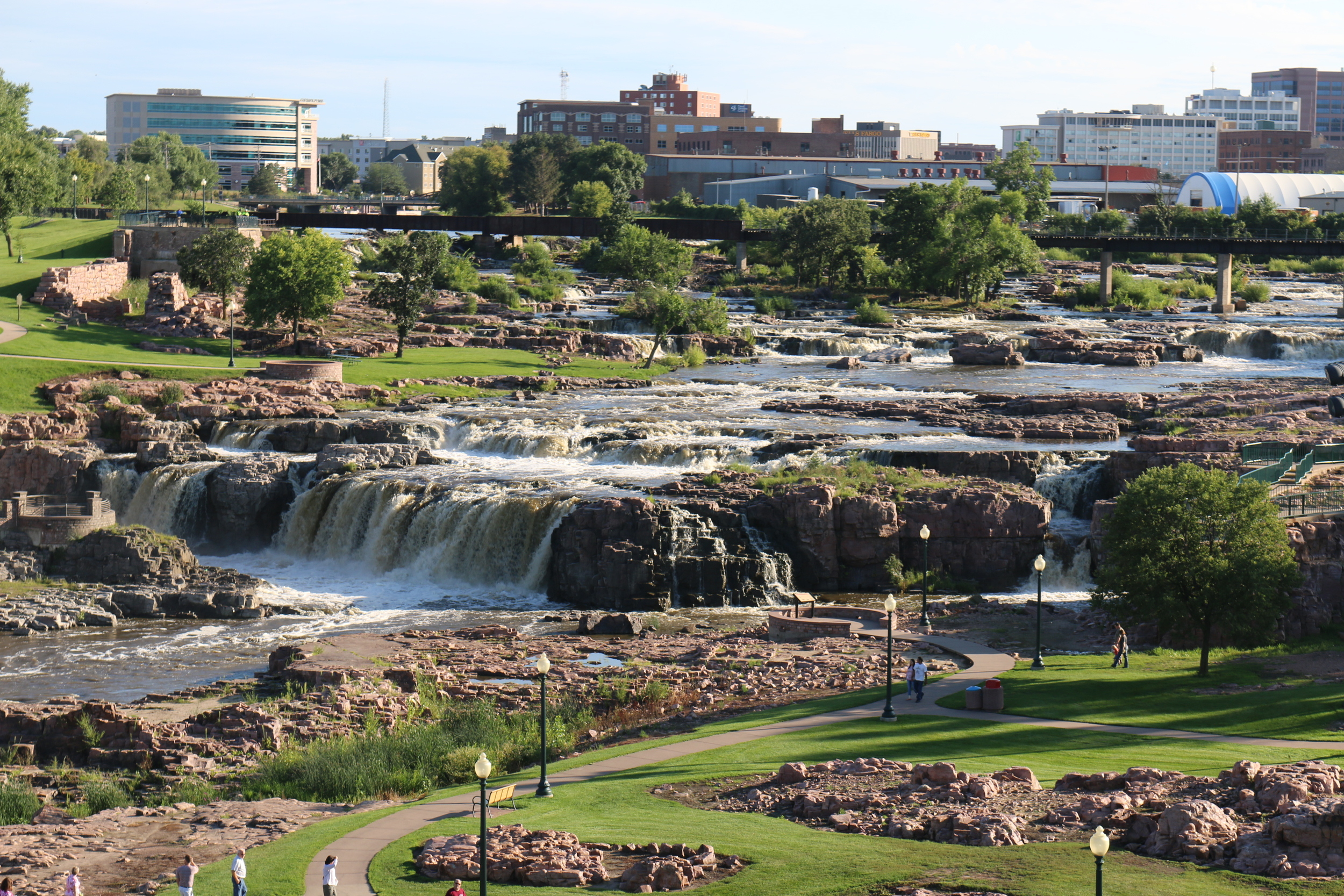 Falls Park, Sioux Falls, SD.