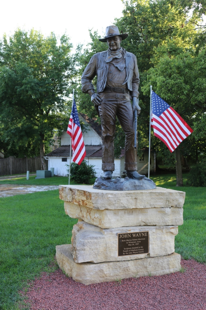 John Wayne's birthplace: Winterset, IA