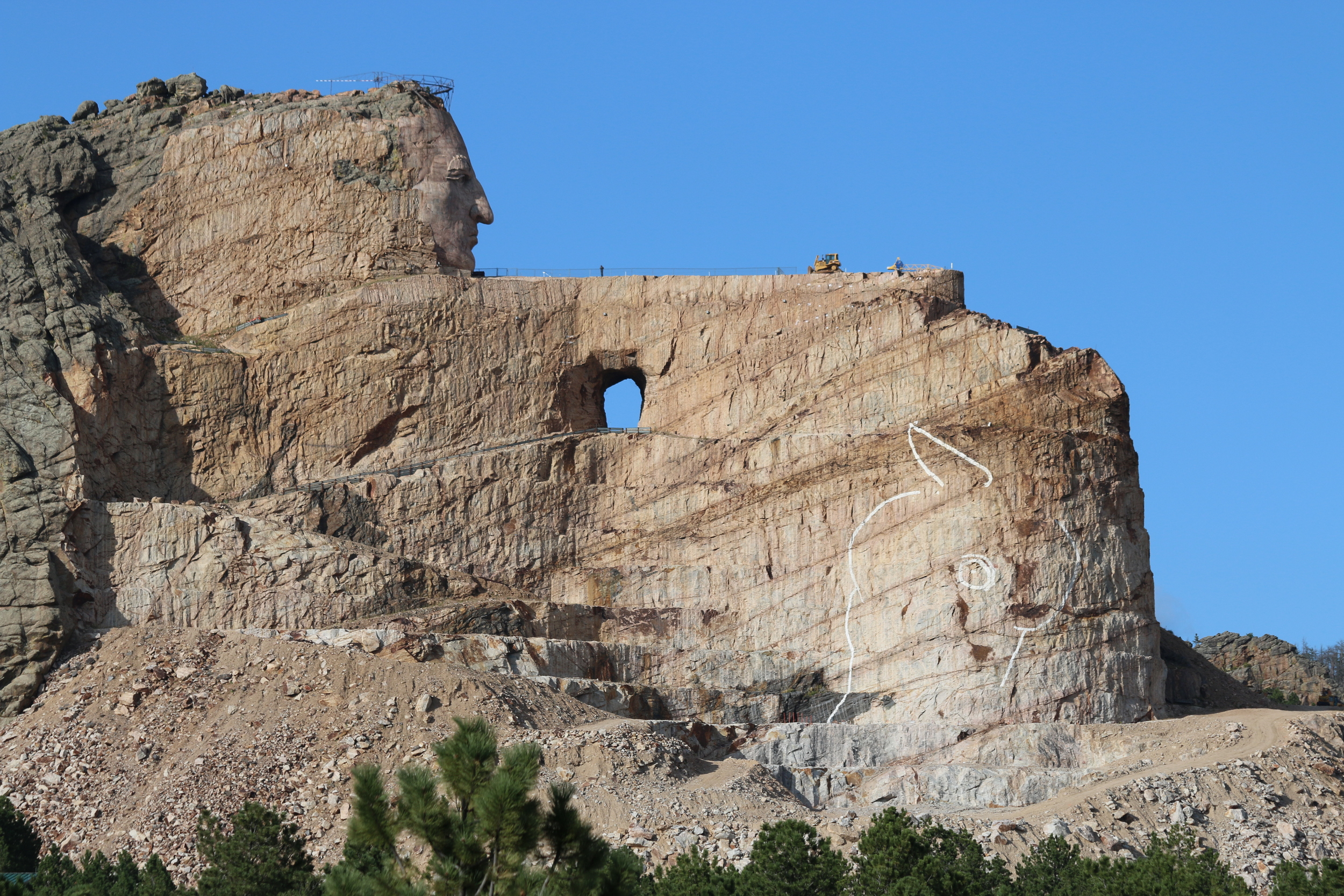 Crazy Horse Memorial, Black Hills, SD.