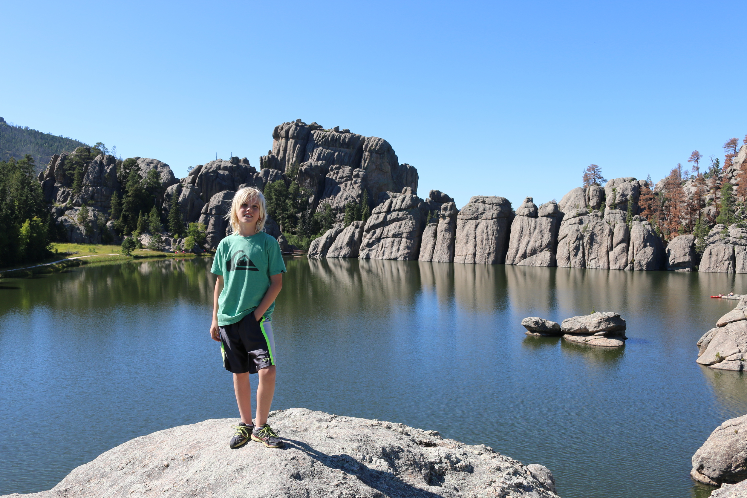 Sylvan Lake, Custer SP, SD.