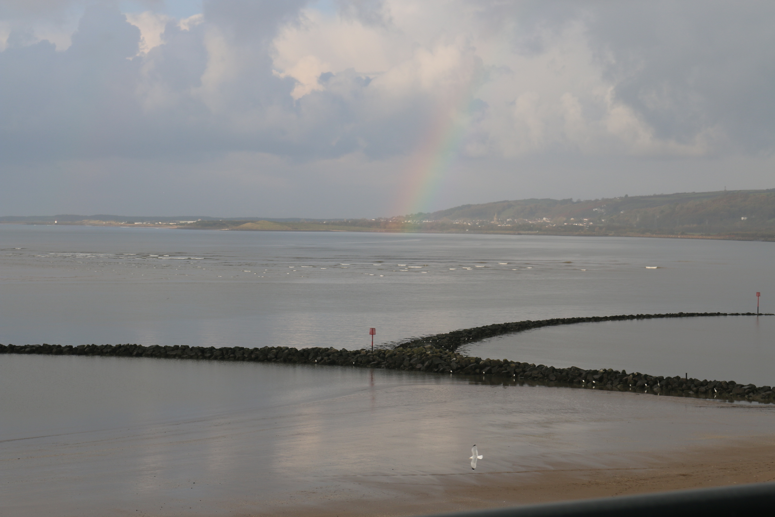 Llanelli: a view from the front balcony.