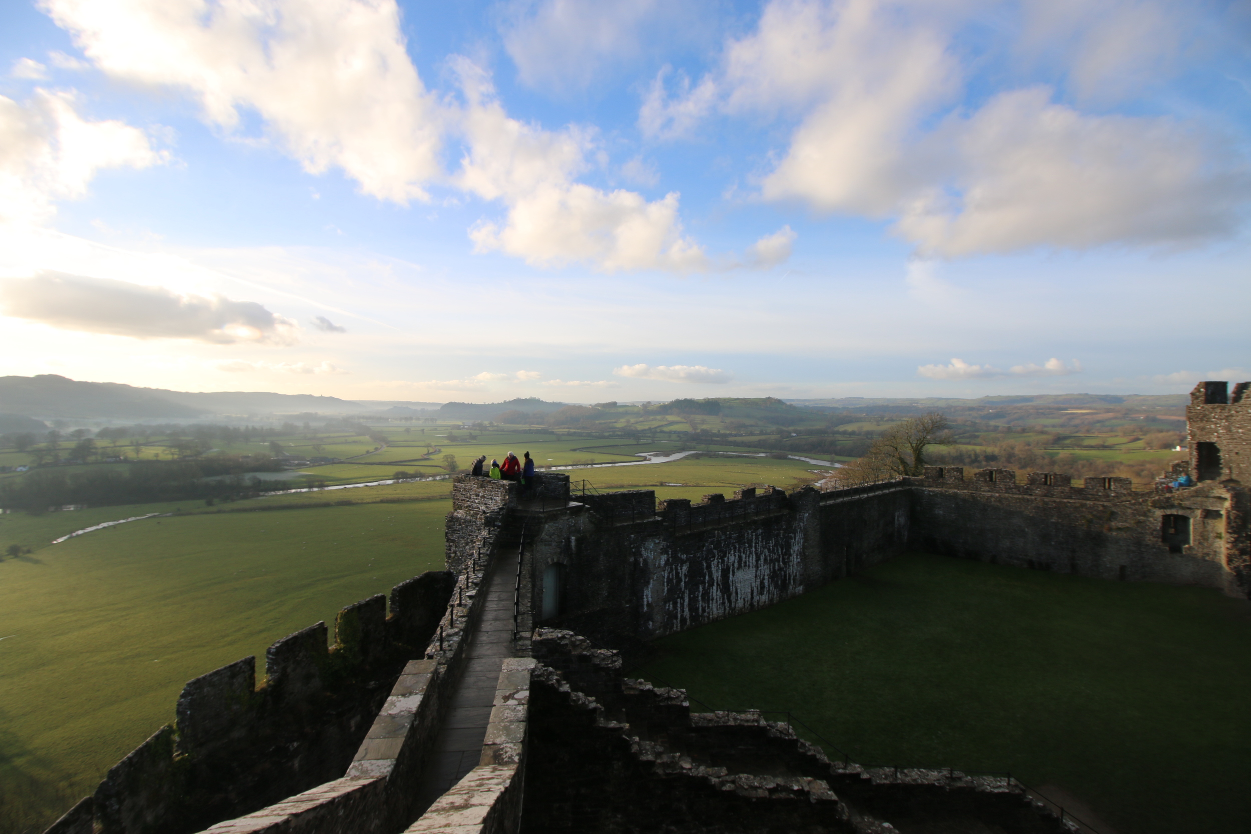 Dinefwr Castle: not a great photo, but a great castle