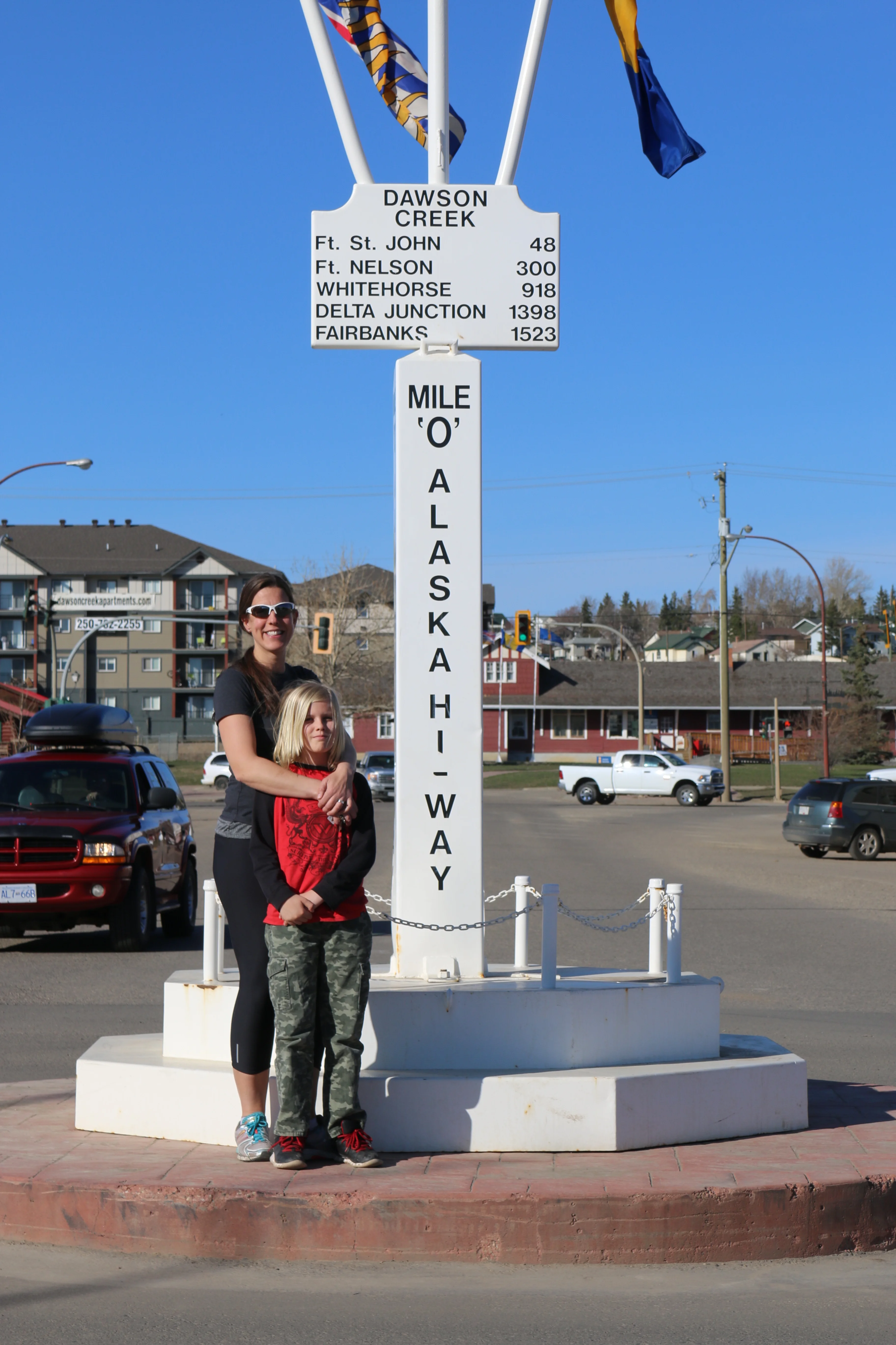 Mile 0 of the Alaska Hwy: Dawson Creek, BC