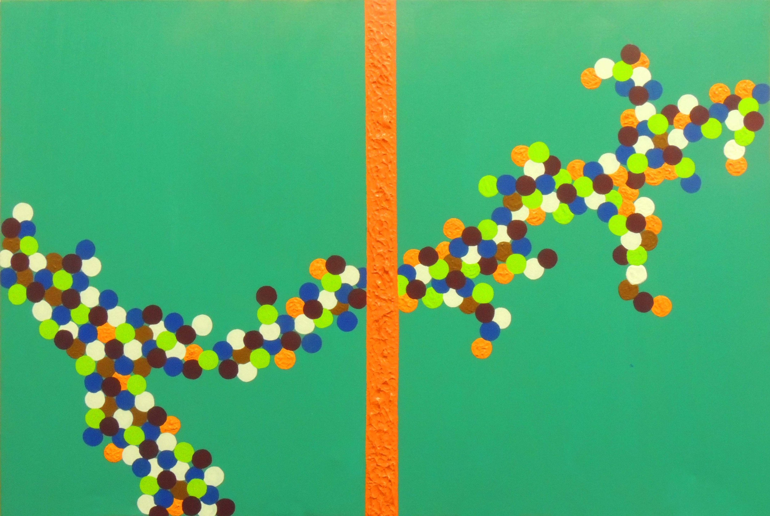  As if you knew how it feels - Acrylic on canvas, 33 x 25 inch, 2014.