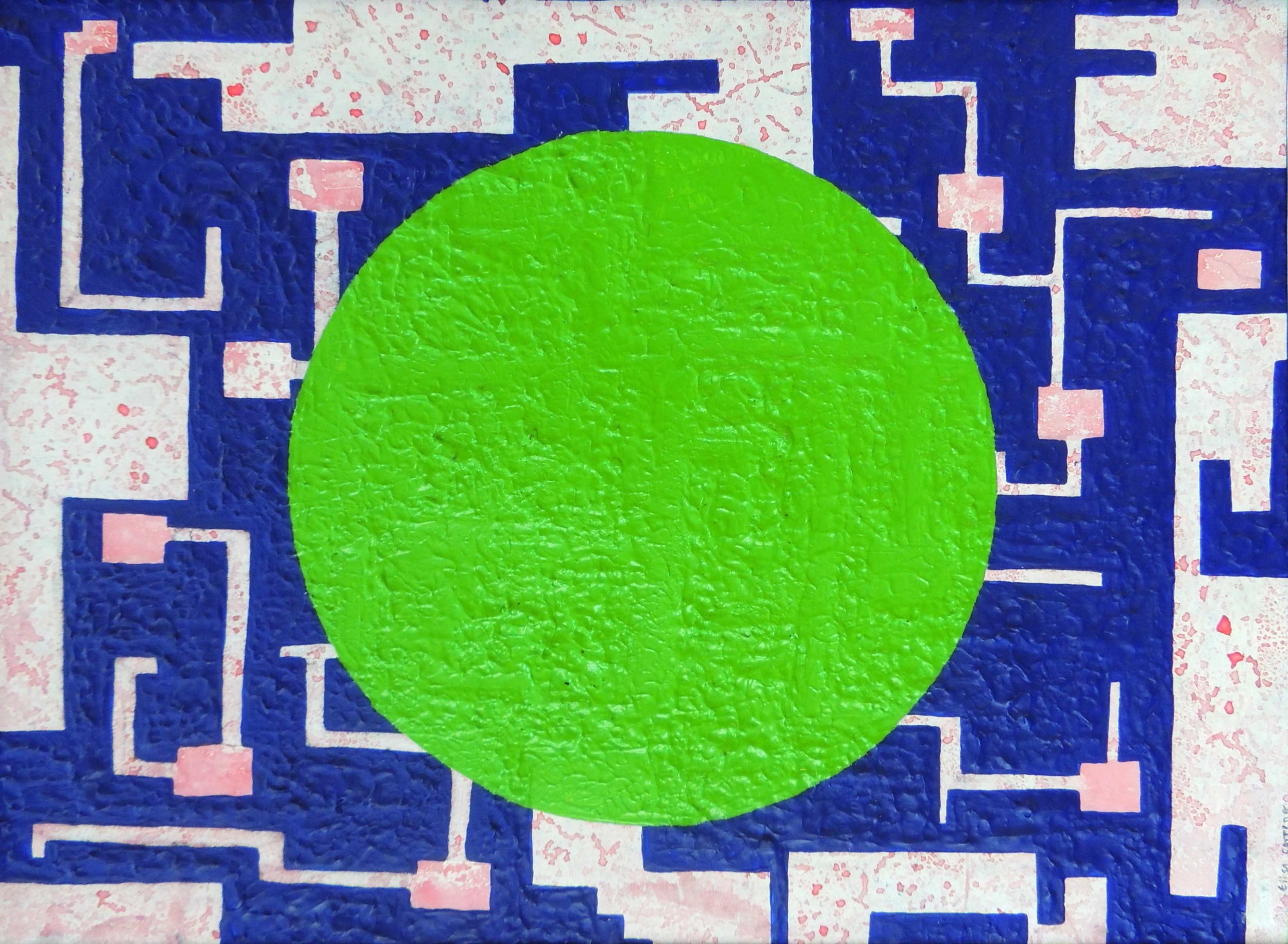  I am a human being- Oil Pastel, Acrylic on paper, 20 x 15 inch, 2013.