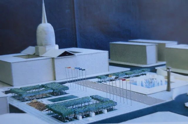 Plaza Design for San Francisco City Hall (Model)