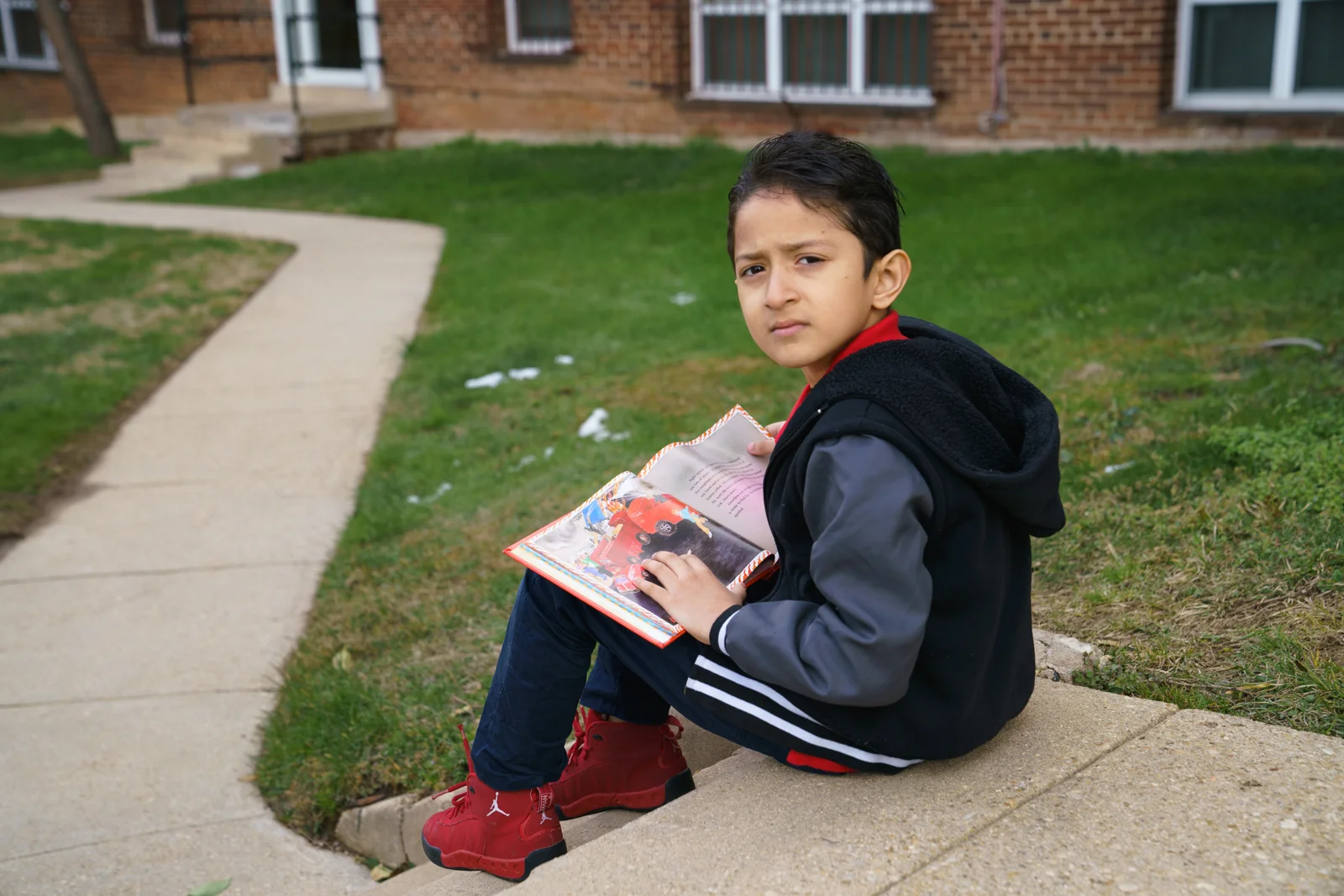 Brandon arrived at age 6.