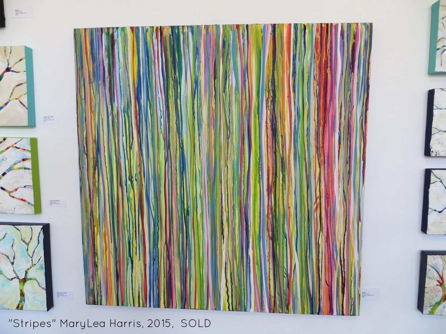 "Stripes" (2014) by MaryLea Harris SOLD