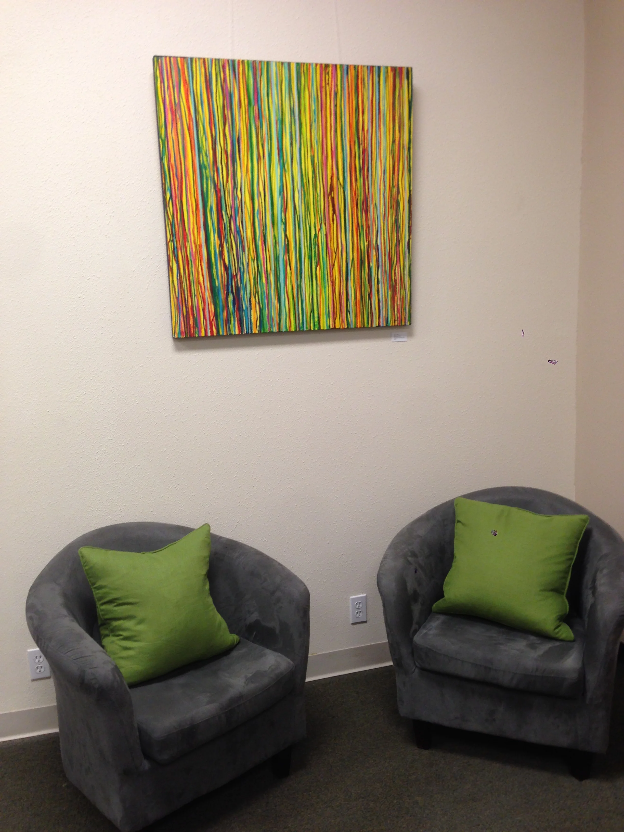 "Stripes 2", 2015, MaryLea Harris