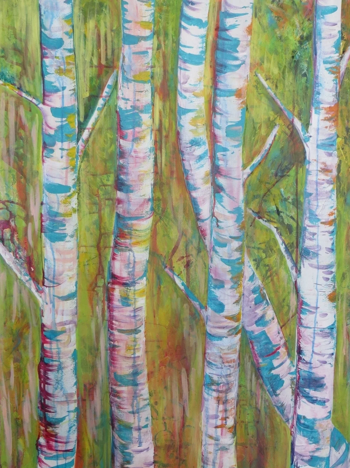 "Birches" (2014) by MaryLea Harris, SOLD
