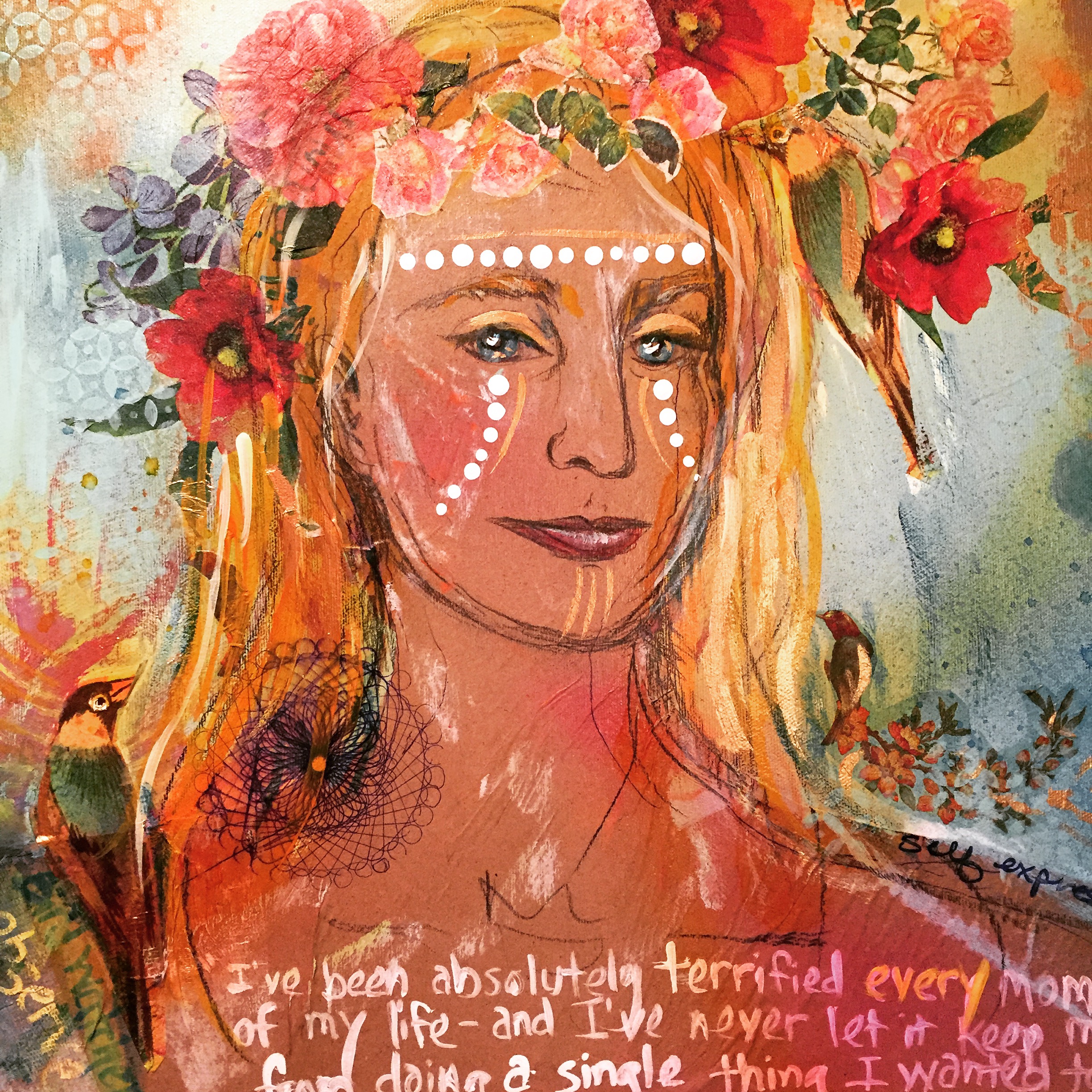"Inner Awesome Tribe" (2016) by MaryLea Harris