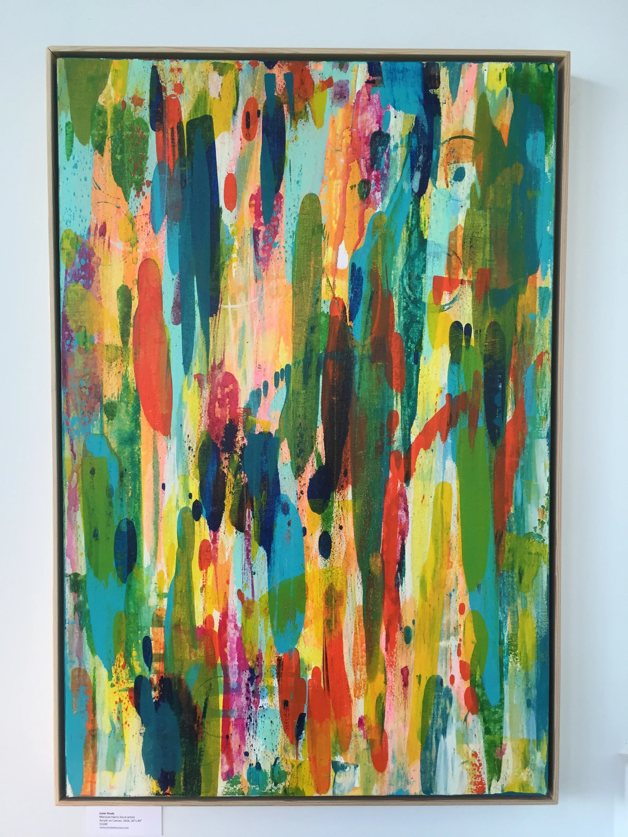 "Color Study" (2016) by MaryLea Harris, SOLD