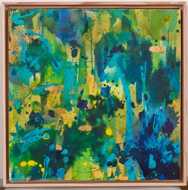 "Imperfectly Perfect" (2016) by MaryLea Harris 18"x18"