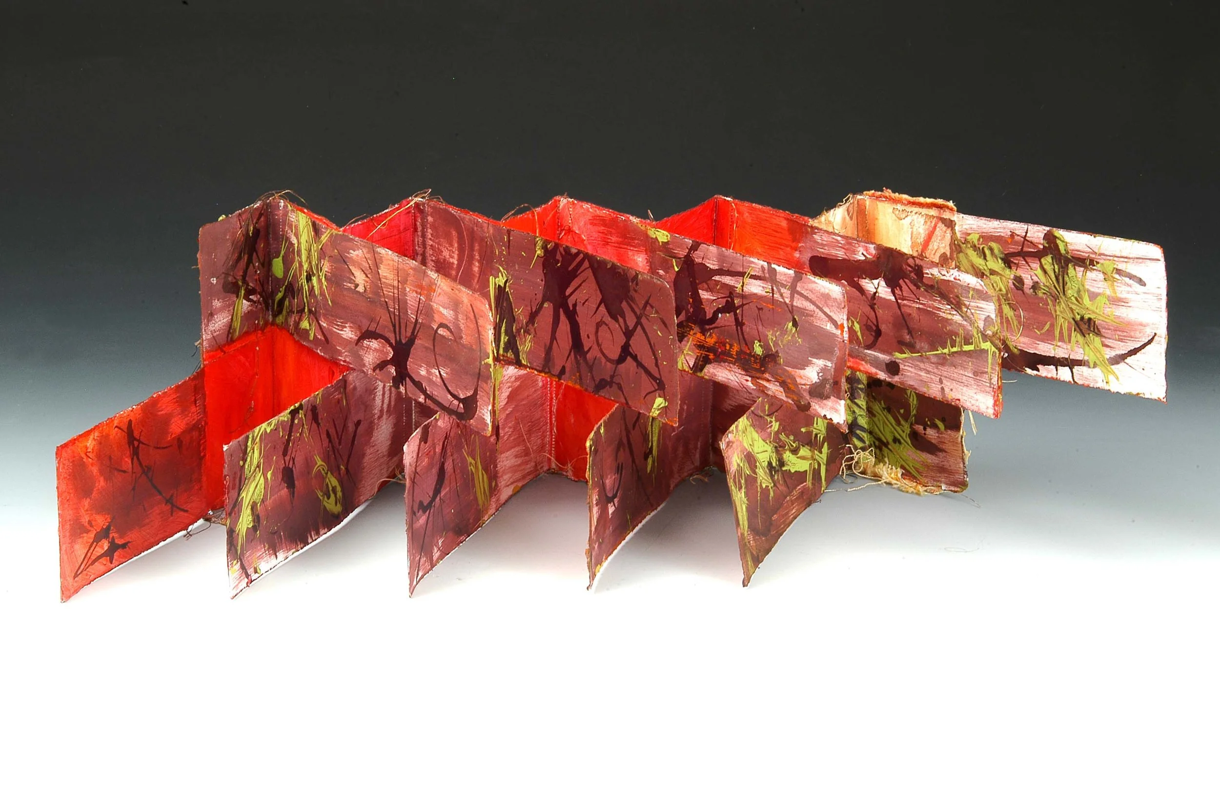Crossing Paths Mixed Media Book (2005) by MaryLea Harris