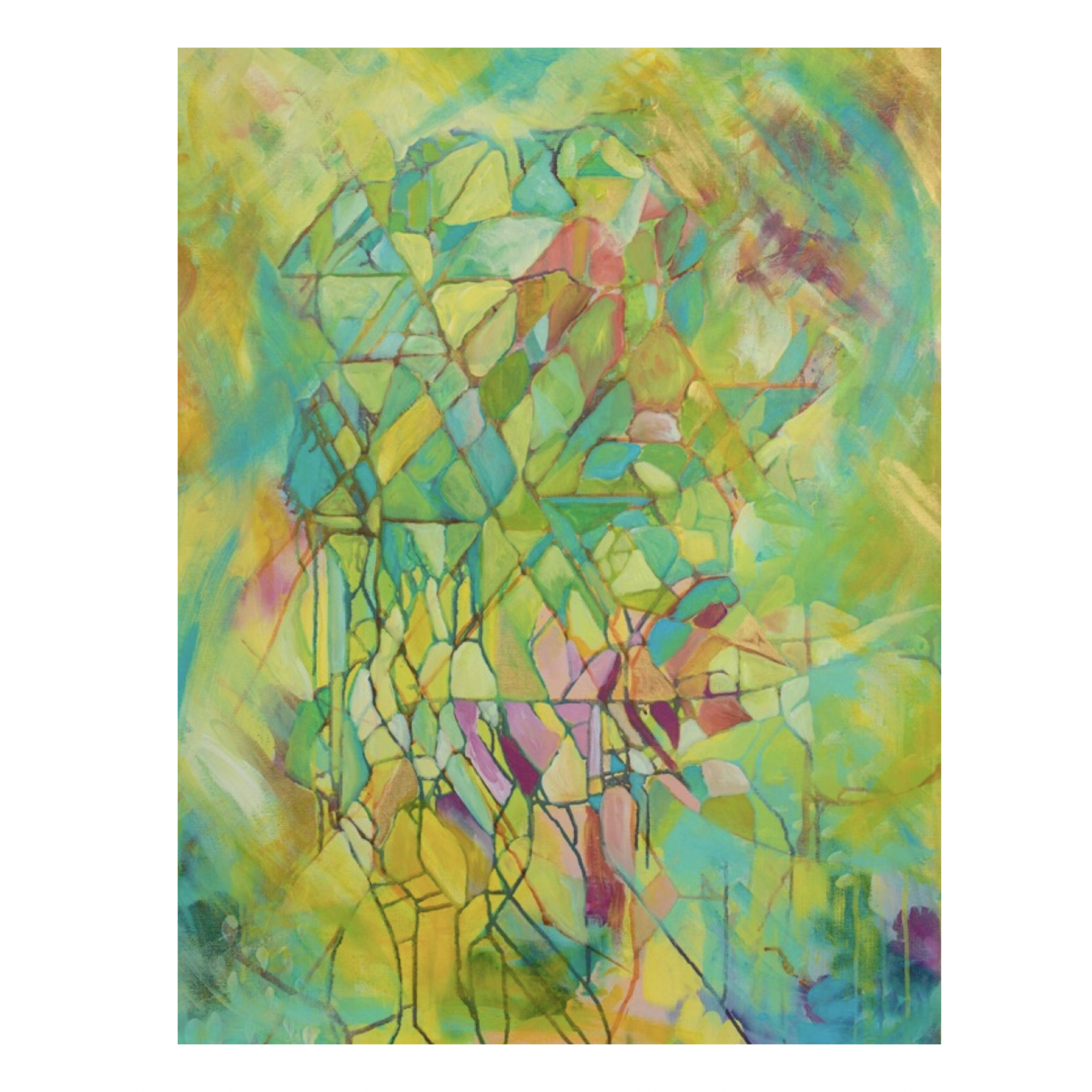 "The Artist's Path" (2016) by MaryLea Harris (30"x48")