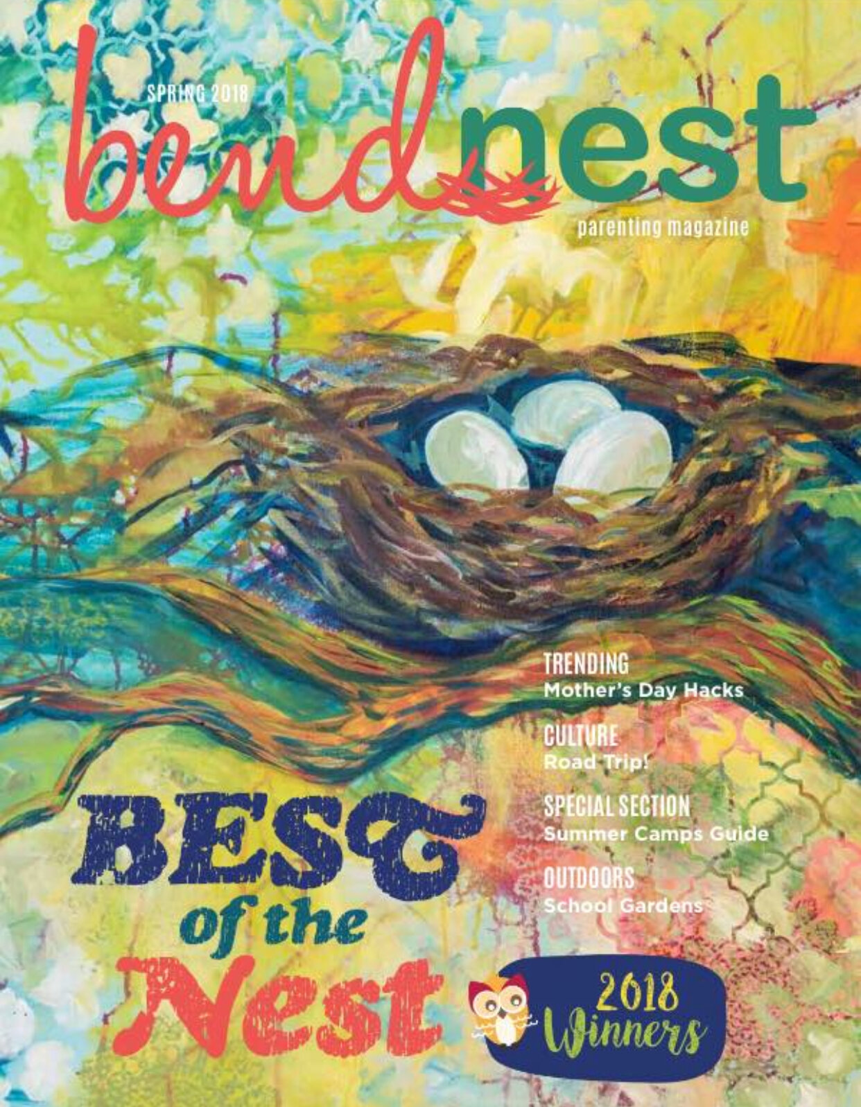 Bend NEST Magazine cover art by MaryLea Harris
