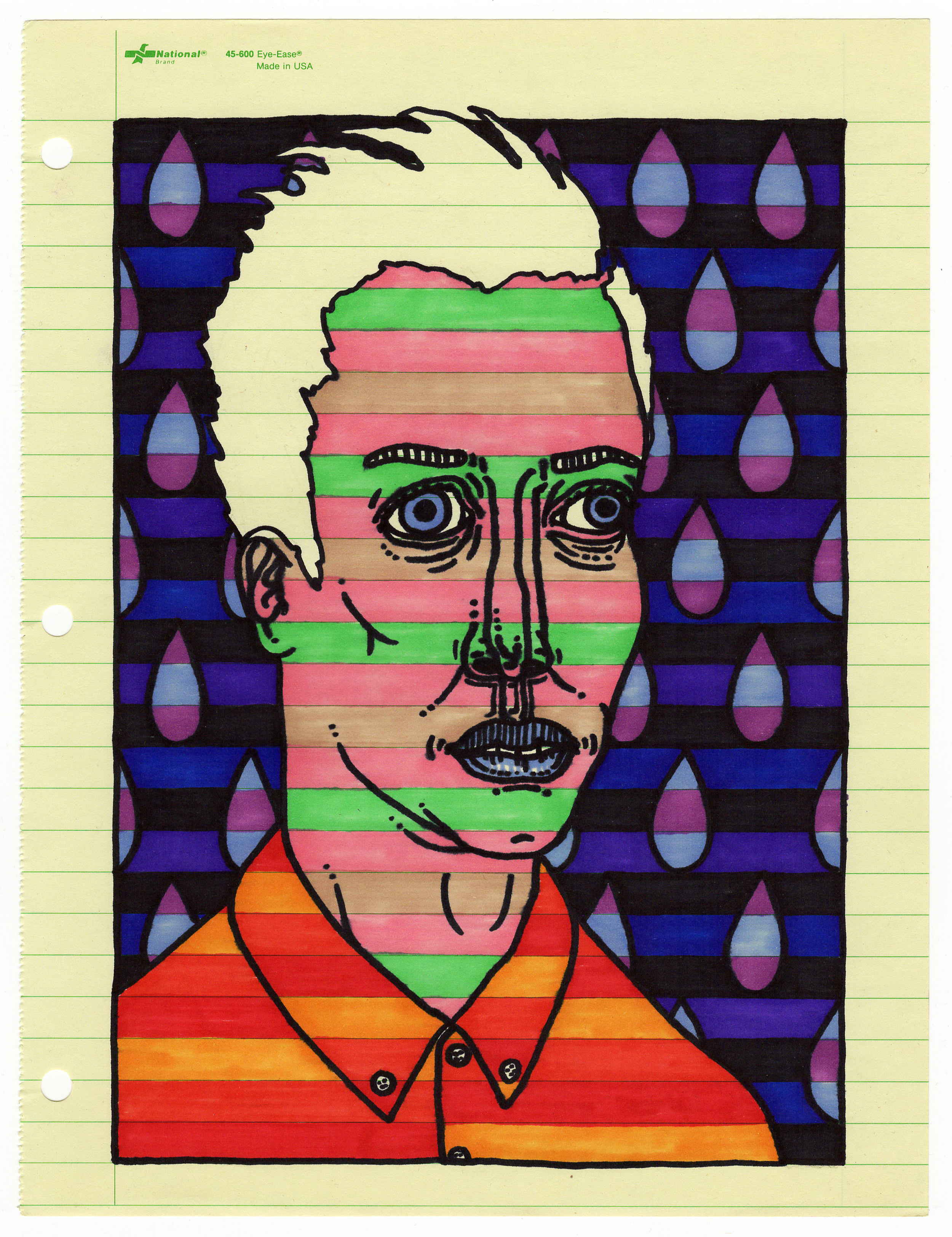 Figure in Rain