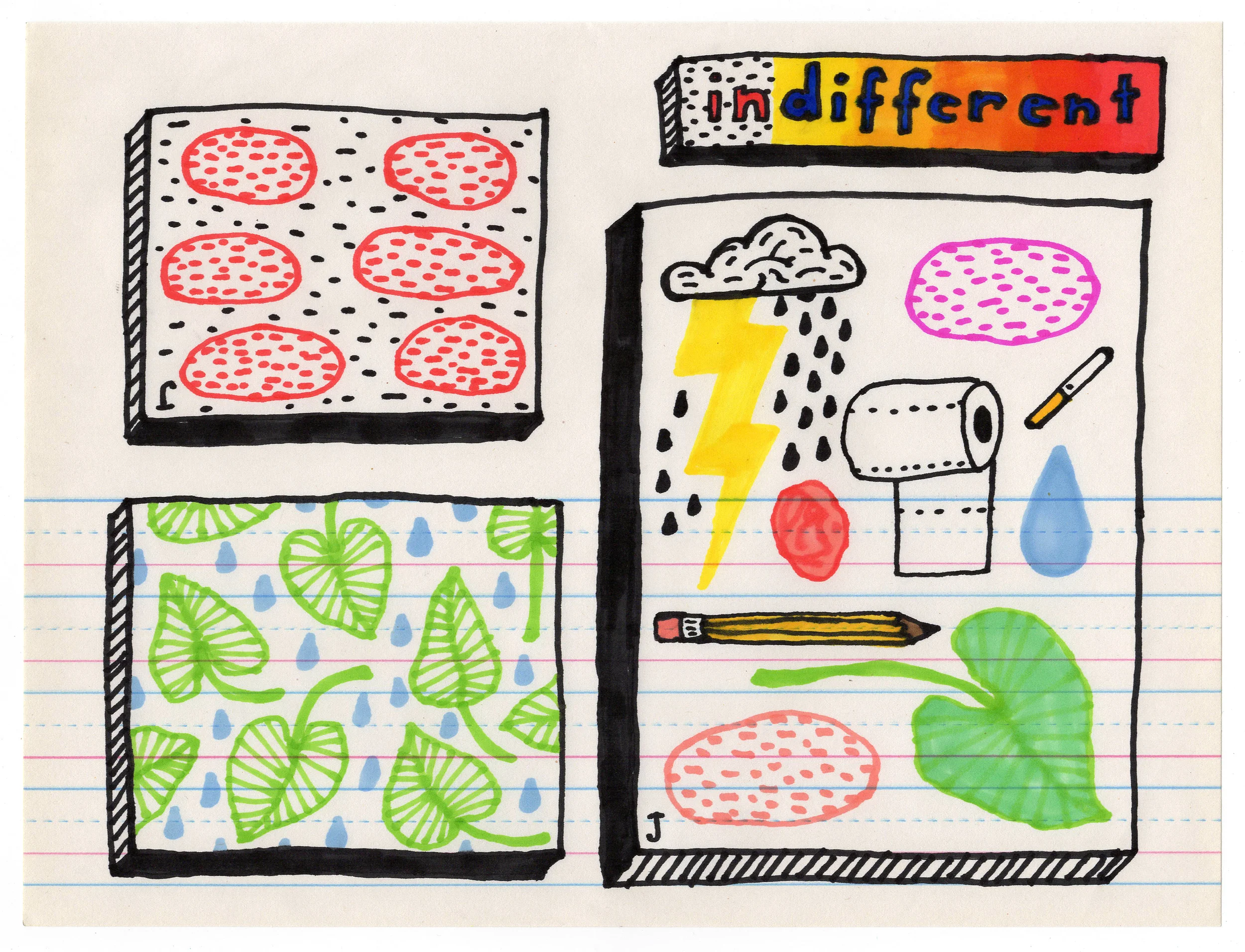 Indifferent / Some Paintings I Want To Make (Drawing)