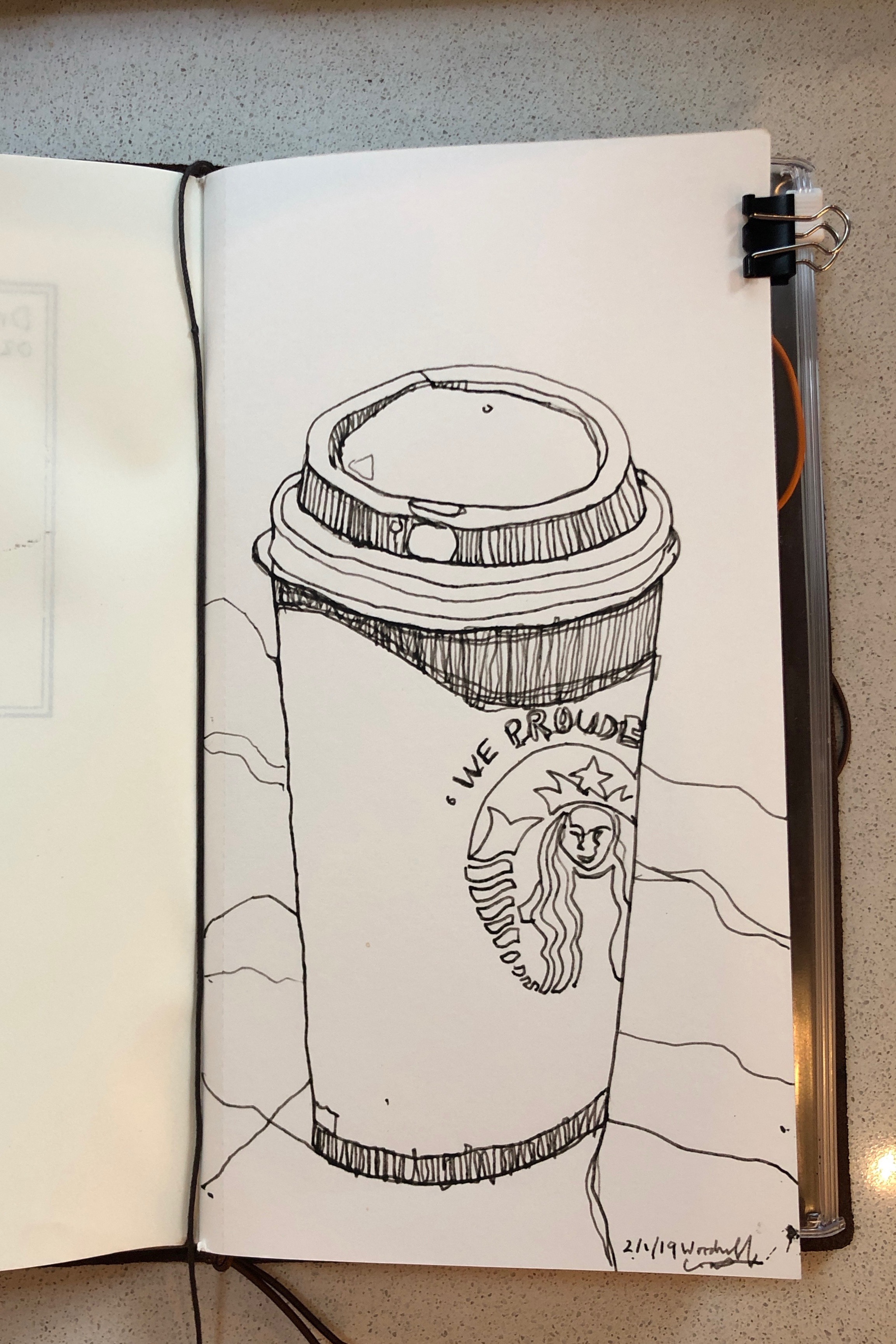 Starbucks coffee cup