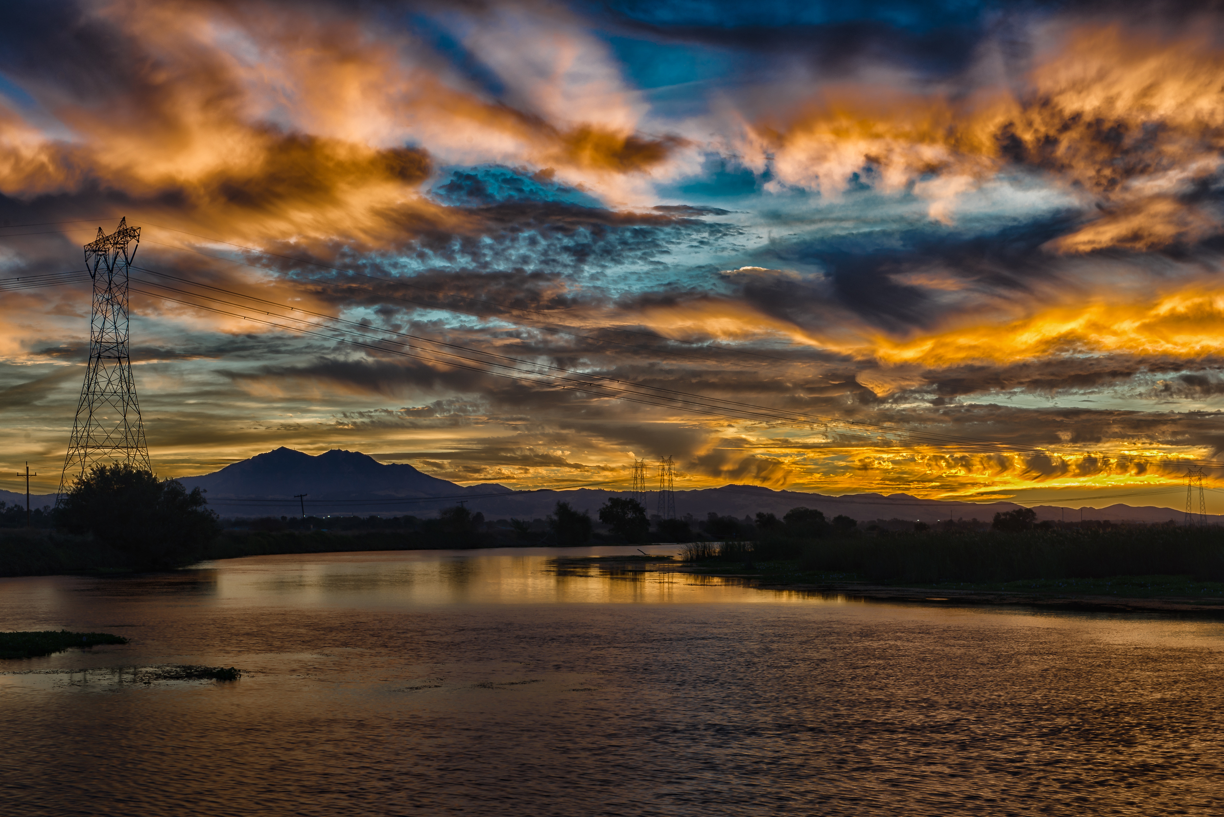 Delta Road Sunset
