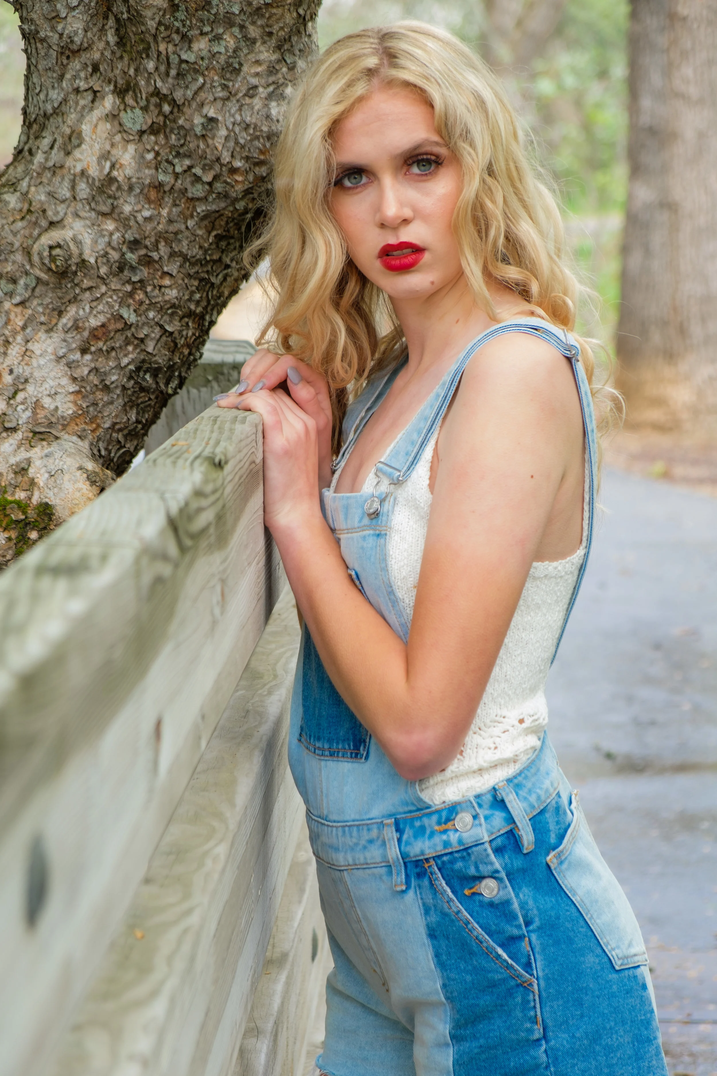 The outdoor images were shot with natural light in Folsom. I didn't have access to a flash or reflector, which I think would have really been great to help the eyes pop. 