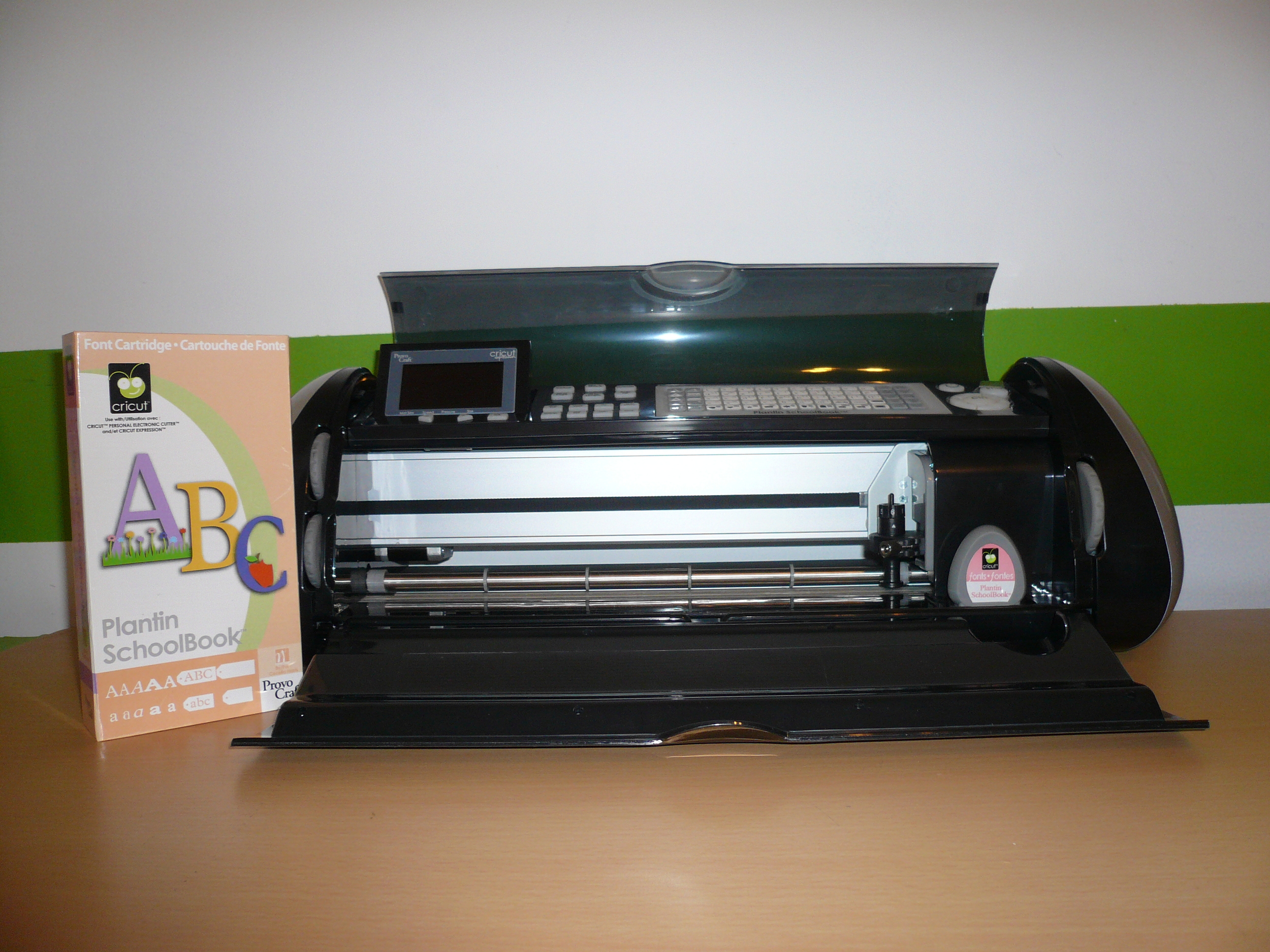 I took my Cricut and Plantin Schoolbook Cartridge