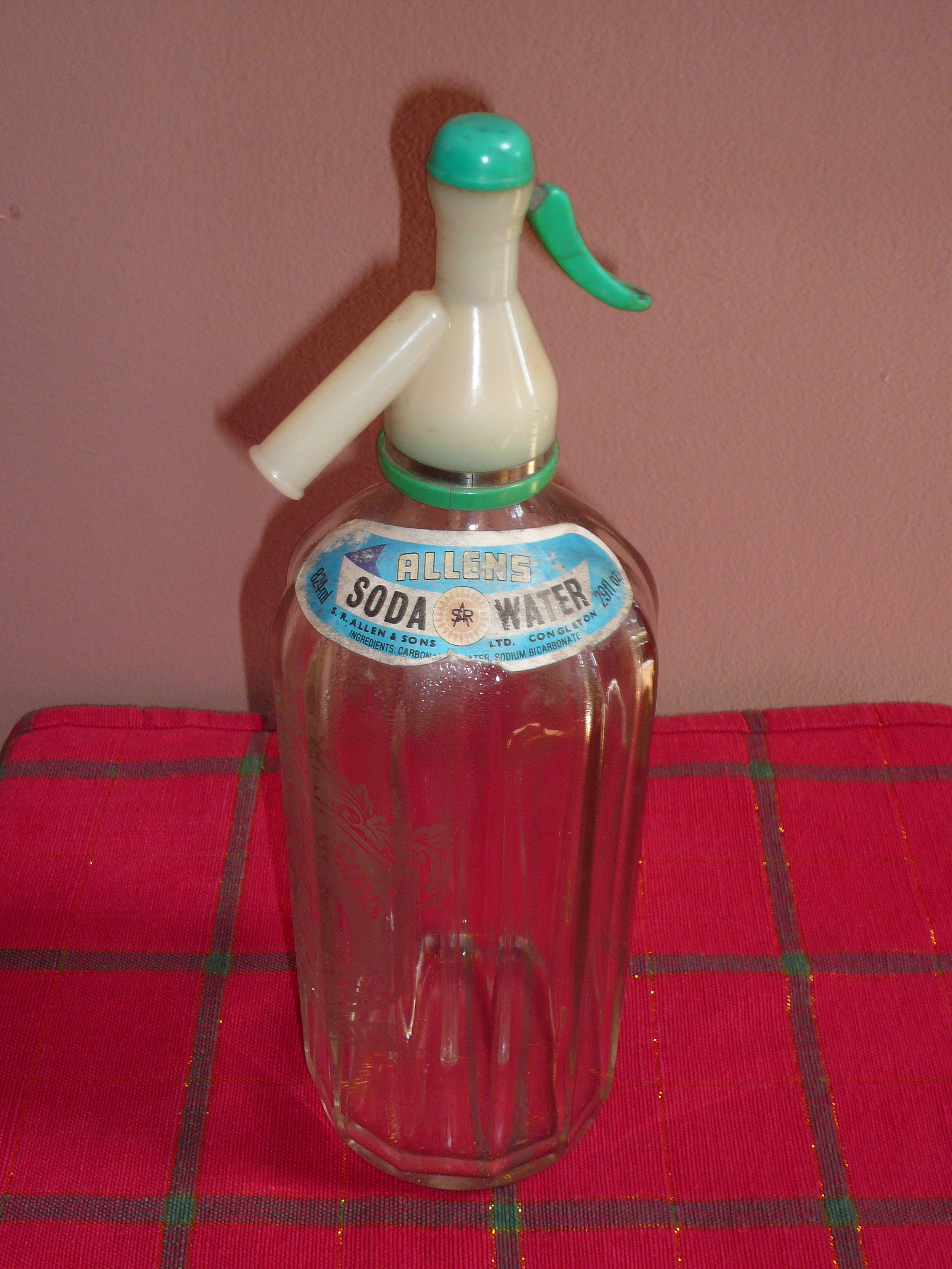 ALLEN'S SELTZER BOTTLE