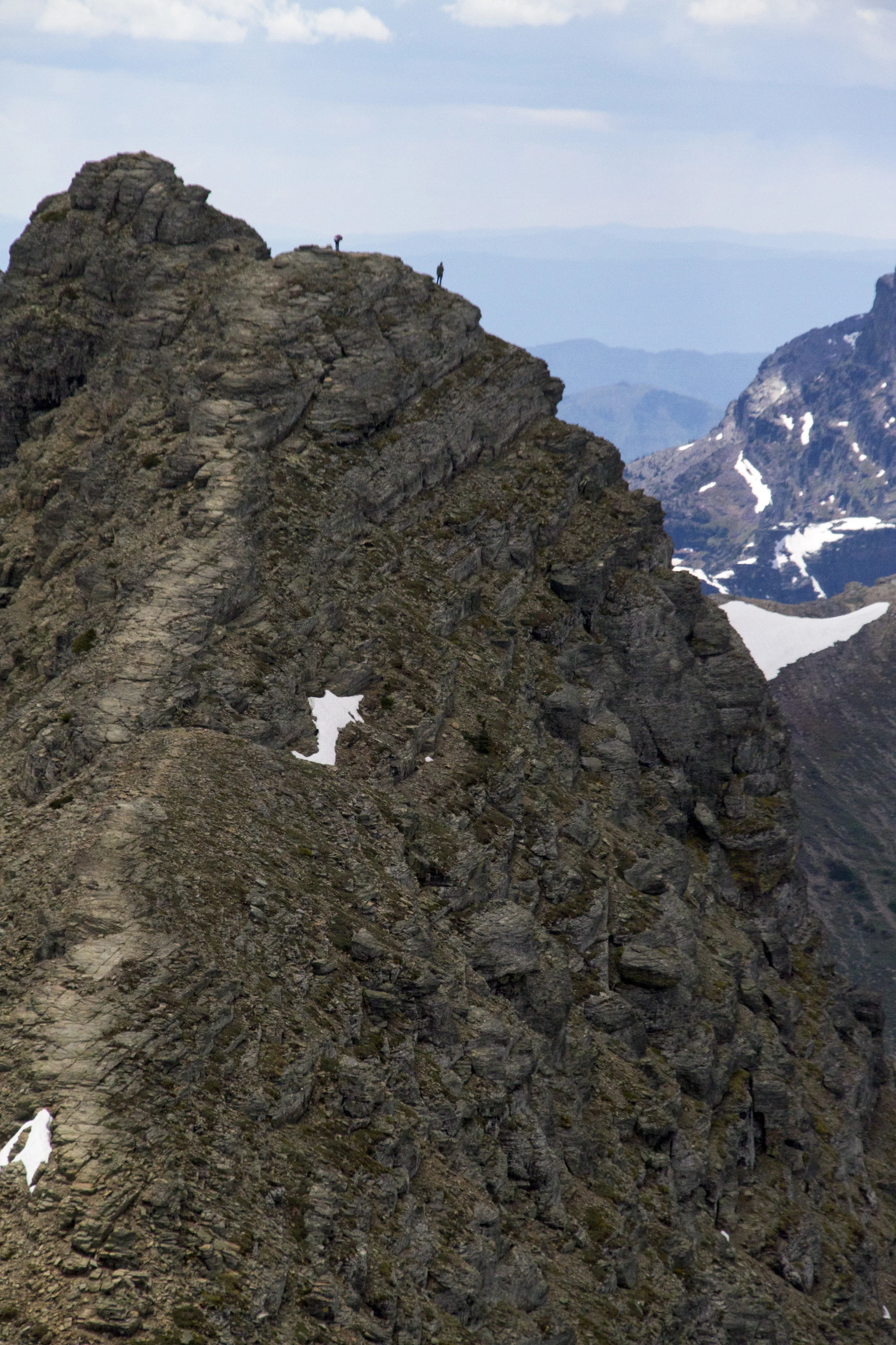Random people on a random pile of rocks