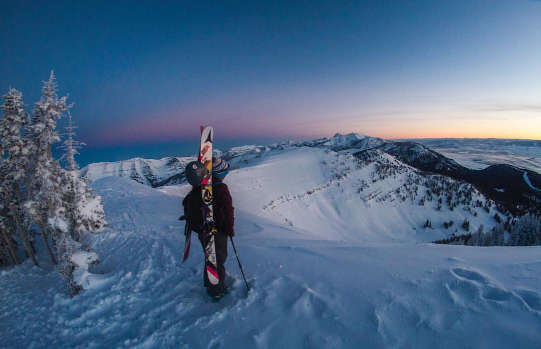 A photo from this one time that I actually skied Glory with other people.