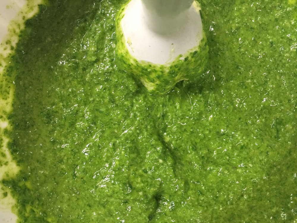 pesto nearly complete