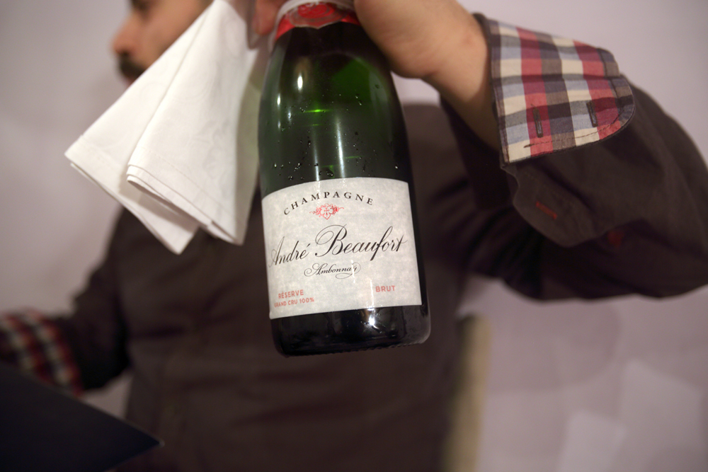 Andre Beaufort champagne from Ambonnay, France